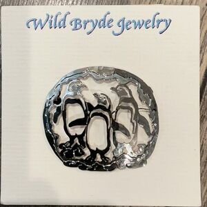 Authentic Wild Bryde vintage Silver Penguin Brooch